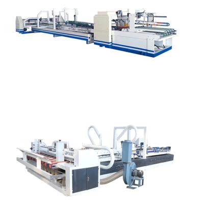 China Factory corrugated automatic carton folder gluer machine for straight line box for sale