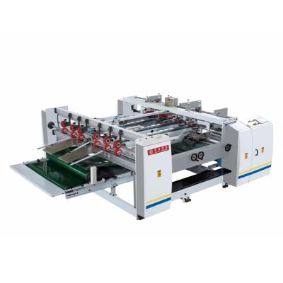 China Semi - Automatic Double Piece Hotels Press Type Carton Box Folder Gluer Folder Gluer Machine for sale