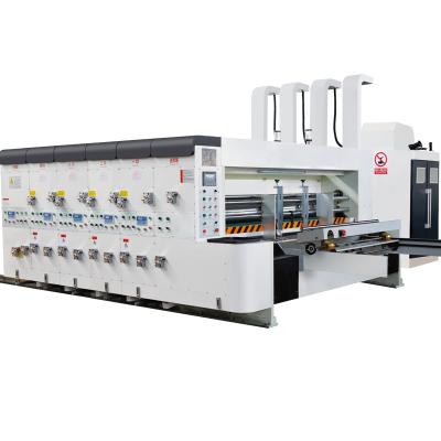 China Economic Type Front Edge Driver Printer Slotter Rotary Die Cutter Hotels Cartoning Machine for sale