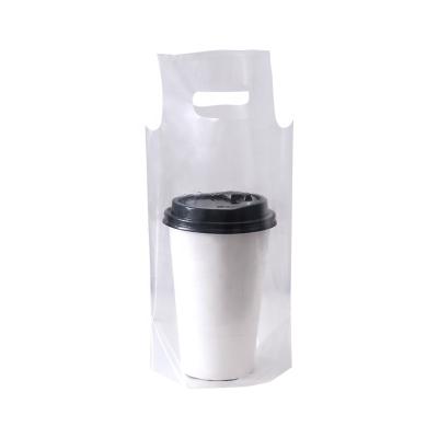 China Safety Popular Cheap Drinking Removal The Plastic Bag Milk Tea Cup Packaging Bag for sale