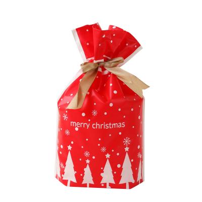 China Safety Christmas Supplies Lucky New Year Bag Gift Bag Candy Gift Bag Drawstring Pouch for sale