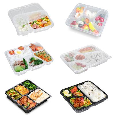 China Microwavable Prep Containers Wholesale Microwavable Disposable Plastic Food Storage Container Food Packing Bento Lunch Boxes Disposable Lunch Boxes for sale