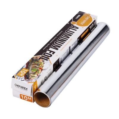 China Widely Used Food Grade Household Aluminum Foil Roll For Food Wrapping Cooking Barbecue Microvable Aluminum Foil Frozen Food Wrapping Paper for sale