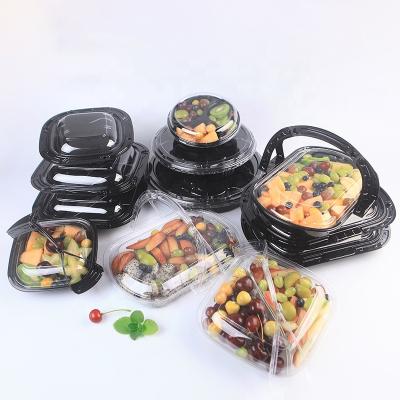 China Disposable Transparent Portable Catering Container Food Strawberry Strawberry Plastic Packaging Storage Boxes for sale