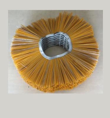 China Steel Ring Sweeper Wafer Brush Cleaning Brushes for sale