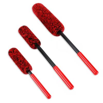 China Stocked 3pcs Synthetic Woolie Szie Brush,Wheel Woolies Cleaning Brush For Car Wash for sale