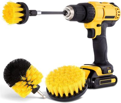 China The Basic Car Care Drill Brush Attachment Set - Power Scrubber Brush Cleaning Kit - Multi-Purpose Drill Brush with Extend Attachment for sale