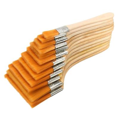 China User Friendly Cheap Thin Wooden Handle Paint Brushes for sale