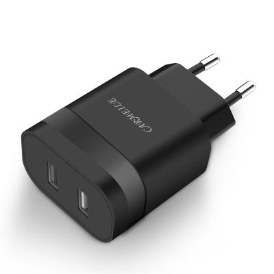 China High Speed ​​25.5 Watts QC3.0 And 2.1A Dual USB Wall Charger 2 USB Port Over Voltage Protection Fast Charging for sale