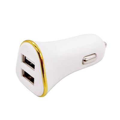 China Wholesale Portable Mobile Phone MP3 Tablet 5v 2.4A Customized Car Charger For Mobile Phone 2 Universal Portable USB Car Charger for sale