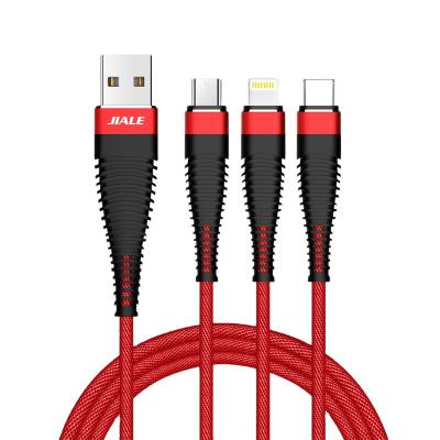 China MP3/MP4 player 3 in charging and fast data transferring same time denim braided wire usb cable for sale