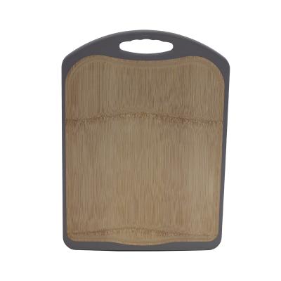 China Sustainable SOPEWOD Custom Double Sided Bamboo Chopping Cutting Board With Juice Groove for sale