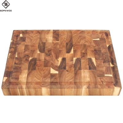 China Sustainable Kitchen Extra Large Custom Acacia Wood Cutting Chopper Bamboo Cutting Board for sale