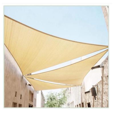 China Garden Shading 10'x10'x10' Garden Canopy Outdoor Triangle Sun Shade Sail UV Canopy For Patio Backyard (Custom Size Available) for sale