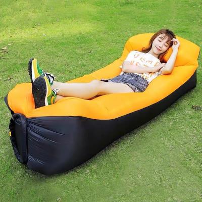 China Moving Type Inflatable Couch Hammock Air Couch Camping Picnic Envelope Water Proof Leakage Inflatable Couch Anti-Air Beach for sale