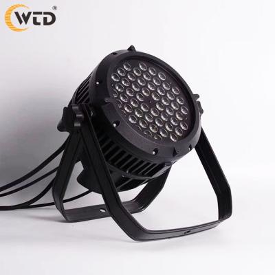 China Optional Waterproof Wash Function Ip65 DJ Par Lights Led RGBW 54x3w Led Par 64 Power Par Can Light for sale