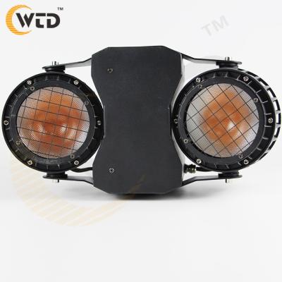 China Club Disco DJ Bar Stage Lighting 3200K-6500K COB 2x100w 2 Eye Led Blinder Audience Light Fo Sell for sale