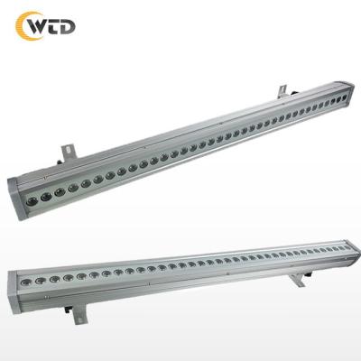 China 108w 36pcs 3w color wash long bar outdoor use rgbw led bar light wall flush light with dmx control for sale