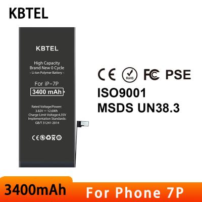 China 3400mAh Mobile Phone Mobile Phone Batteries KBTEL Battery Replacement Battery For 7plus 7P Phone for sale