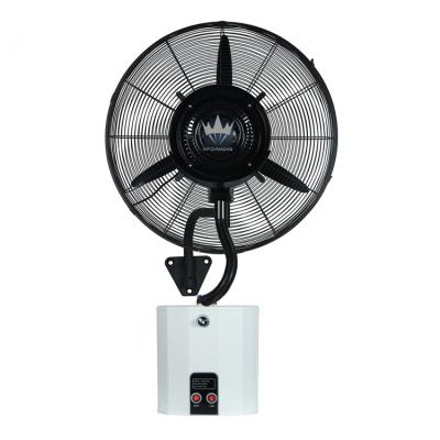 China Hotel Low Temperature Rise Wall-mount Fog Fan Jet Wall Centrifugal Mist Fan for sale