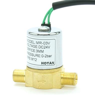 China HOYAN MR-03 NC General Direct Acting Fuel Solenoid Valve M12*1.25 for sale