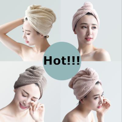 China QUICK DRY High Water Absorption Wrap Microfiber Hair Towel for sale