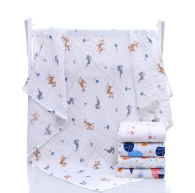 China Soft 3 Piece Set Soft Muslin Baby Blanket 100% Organic Bamboo Blanket for sale