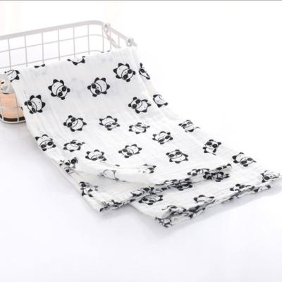 China Wholesale Custom Printed Soft Touch Baby Warm Muslin Blanket Solid Color for sale