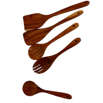 China Long Spoon Disposable Wooden Nonstick Pan Shovel Spatula Household Special Handle Cooking Shovel Wooden Shovel High Temperature Research for sale