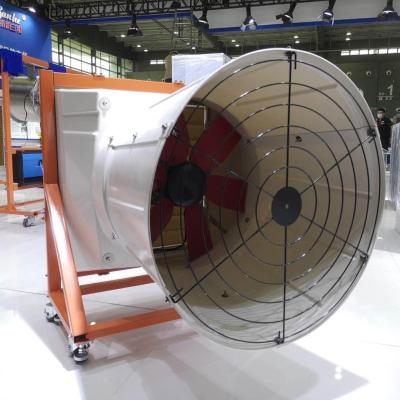 China Truss FRP Ventilation Exhaust Fan With Stainless Steel Blades Industrial Fiberglass Fan With Cone for sale