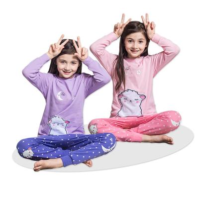 China Sleepwear Kids Cotton Pajamas Sheep Pijamas Breathable Home Children for sale