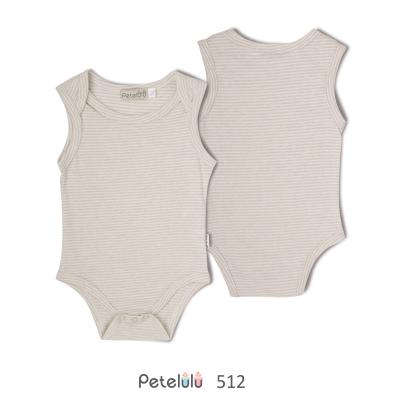 China Wholesale Newborn Organic Cotton Jumpsuits Romper Bodysuits Wholesale Newborn Baby Boy Summer Simple Clothes Body Sleeveless for sale