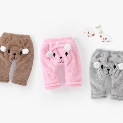 China Anti-Static In Running Winter Hot Sale Thicken Baby Pants Shear Children Pants Baby Loose Bloomers for sale