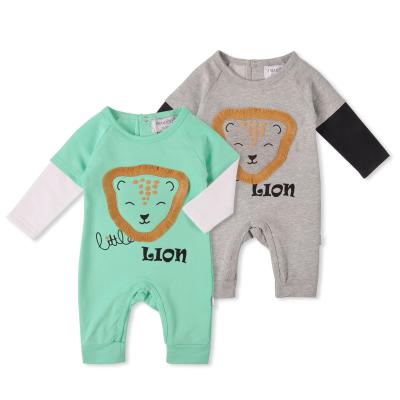 China Longsleeve Baby Rompers Winter Clothes Newborn Boy Cotton Unisex OEM Customized Logo Style Outlet Clothes Rompers for sale