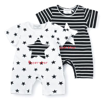 China Petelulu Customized Petelulu High Quality Short Sleeve One-Piece Outfits Summer Popular Casual Popular Ins Infants Toddlers Baby Boy Outwear for sale