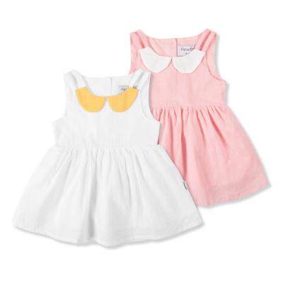 China Petelulu Breathable Wholesale Babies Dress Newest 100% Cotton Shell Soft One Piece Toddlers Skirt for sale