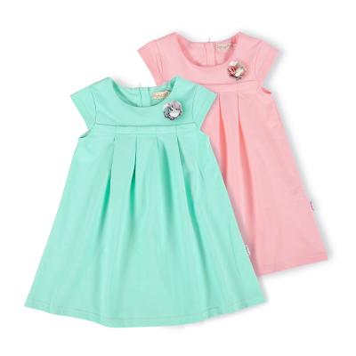 China Wholesale Summer 1T-6T Girls Clothes New Fashion Breathable Lovely Baby Dress Children Clothing for sale