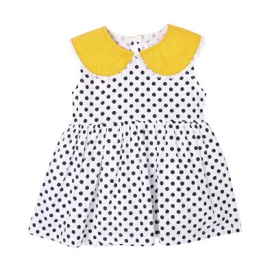 China Cute Baby Short Dresses Fancy Sleeve Cotton Baby Girl Dress Latest Designs Fairy Dress for sale