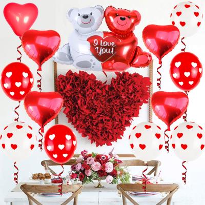 China Festival Decoration World Best Selling Products High Popularity Romantic Valentine's Day Decorations Latex Balloons for sale