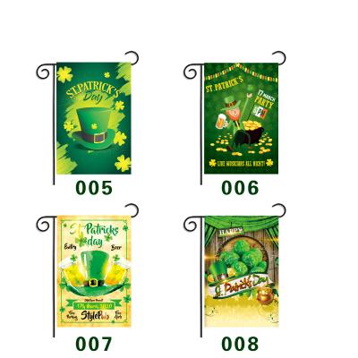 China Hot St Patrick's Day Banner Holiday Garden Flag Irish Day Supplies Easter Festival Decoration Wholesale For Party Decoration for sale