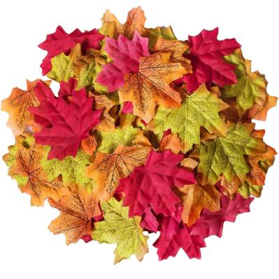 China Festival Decoration Top Selling Products Romantic Mixed Color Lovely Romantic Christmas Thanksgiving Simulation Packaging Decorative Sheets for sale