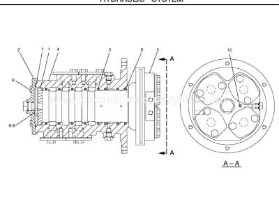 China 234-4440 2344440 Excavator Swivel Joint For Caterpillar CAT E320D E323D E324D E336D E340D for sale