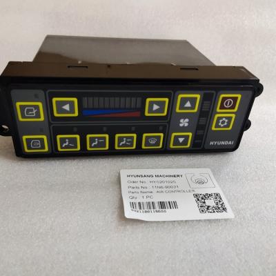 China 11N6-90031 Air Conditioner Control Panel AC Conditioning Controller For Hyundai R210-7 R210LC-7 R225-7 Excavator Parts for sale