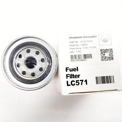 China Kubota-Teil-Kraftstofffilter V2403 KU-04814-06310 KU-9Y021-02153 KU-1A021-60017 KU-1G485-99353 zu verkaufen