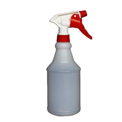 China BEAUTY PACKAGING Chemical Resistant HDPE Plastic Natural Spray Bottles 24 Oz With 28/400 Trigger Sprayer for sale