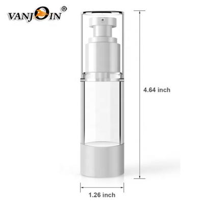 China Personal Care Empty Airless Pump Bottles Travel Lotion Pump Containers Airless Lotion Dispenser for sale