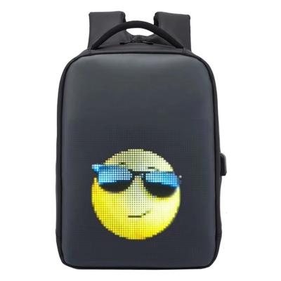 China With USB Fashion LED Travel Mochila Backpack Display Screen Backpack Bag for sale