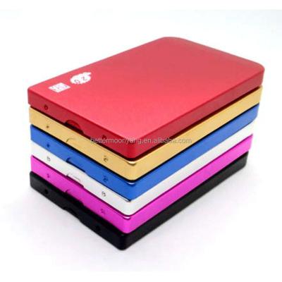 China Aluminum Metal USB 2.0 2.5 Inch SATA Hard Drive Disk Enclosure for sale