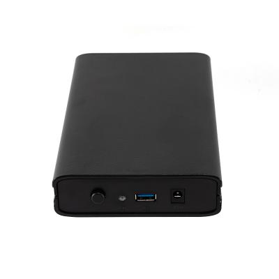 China USB 3.0 Aluminum Plastic External Hard Drive Enclosure Hot Selling 3.5 Inch Hard Drive Disk Case for sale