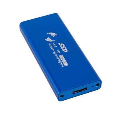 China USB3.0 M.2 NGFF Aluminum Case M2 External SSD Enclosure 2242 SSD 2260 2280 Suitable for sale